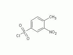 4-methyl-3-nitrobenzenesulfonyl chloride structural formula