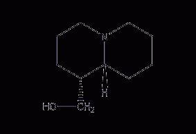 Lupinin structural formula