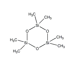 Hexamethylcyclotrisilane structural formula