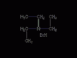 Triethylamine hydrobromide structural formula