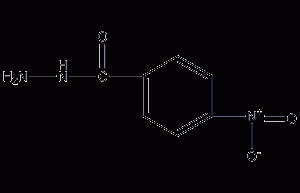 4-nitrobenzoyl hydrazide structural formula