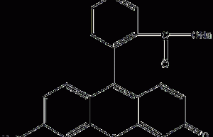 Sodium fluorescein structural formula