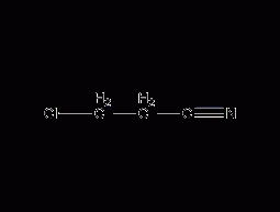 3-Chloropropionitrile Structural Formula