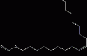 Oleyl alcohol acetate structural formula