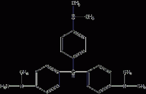 Colorless crystal violet structural formula