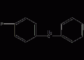 4-fluorodiphenylmethane structural formula