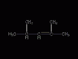 2,4-dimethyl-2-pentene structural formula