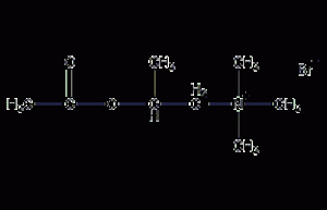 Methacholine bromide structural formula