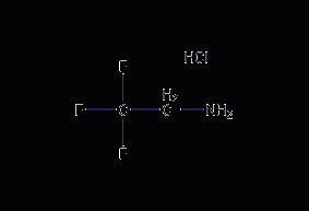 2,2,2-trifluoroethylamine hydrochloride structural formula