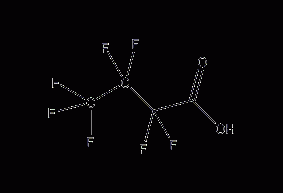 Heptafluorobutyric acid structural formula