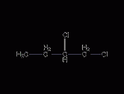 1,2-dichlorobutane structural formula