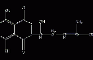 Shikonin structural formula