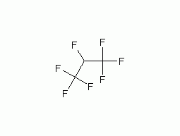 2H-Heptafluoropropane Structural Formula