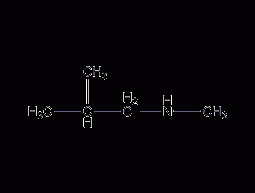 N-methylisobutylamine structural formula