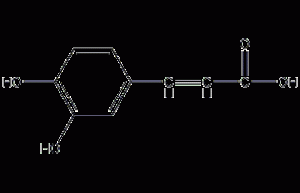 Caffeic acid structural formula