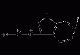 6-fluorotryptophan structural formula