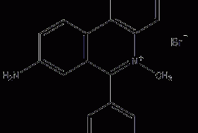 Methylphenanthridine bromide structural formula