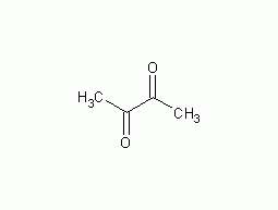 2,3-butanedione structural formula