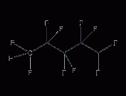 1-H-Undecafluoropentane structural formula