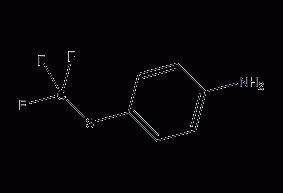 4-(trifluoromethylthio)aniline structural formula