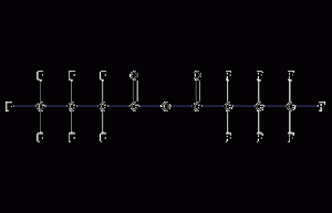 Heptafluorobutyric anhydride structural formula