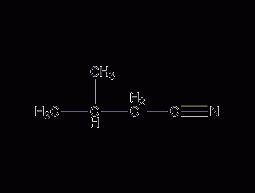 Isovaleronitrile Structural Formula