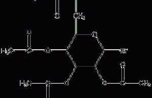 Acetyl glucose bromide structural formula