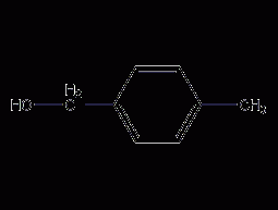 Structural formula of p-methylbenzyl alcohol