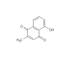 Structural formula of lanxuequinone