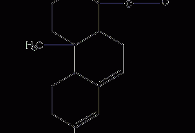 Structure formula of rosin acid