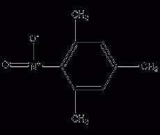 2-nitromesitylene structural formula