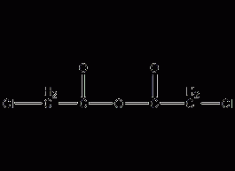 Chloroacetic anhydride structural formula