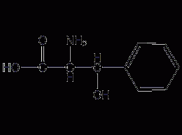 DL-β-phenylserine structural formula