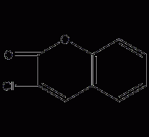 3-Chlorocoumarin Structural Formula