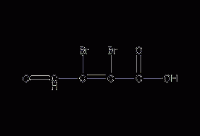 Structural formula of mycobromic acid