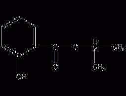 Isopropyl salicylate structural formula