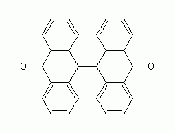 9,9'-Dianthracene-10,10'-9H,9'H-diketone structural formula