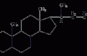 Lithocholic acid structural formula