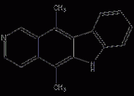 Ellipticine solution structural formula