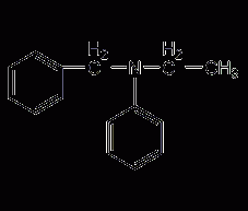 N-ethyl-N-phenylbenzylamine structural formula