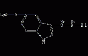 5-methoxytryptamine structural formula