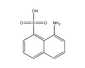 1-Naphthylamine-8-sulfonic acid structural formula