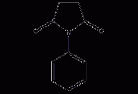 N-phenylsuccinimide structural formula