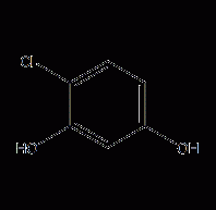 4-chlororesorcinol structural formula