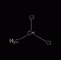 1,1-dichloroethane structural formula