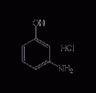 3-aminophenol hydrochloride structural formula