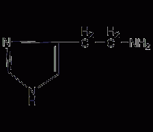 Histamine structural formula