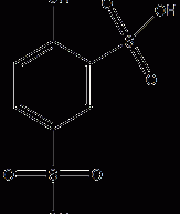 Phenol disulfonic acid structural formula