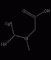 Creatine structural formula