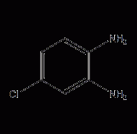 4-Chloro-1,2-phenylenediamine structural formula